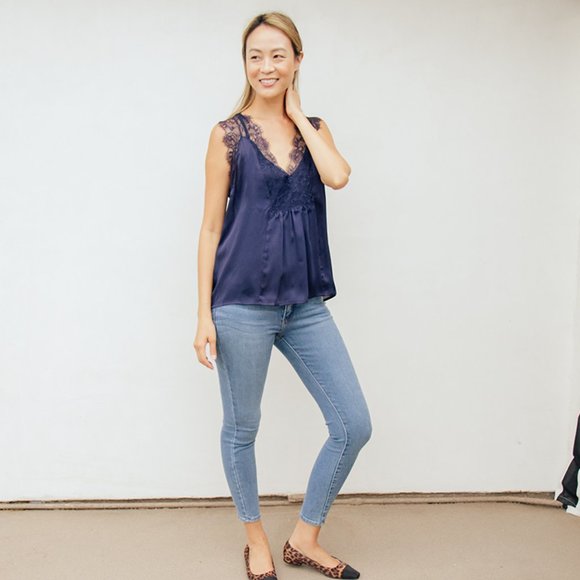 Love Stitch Kaylee Satin Blouse 